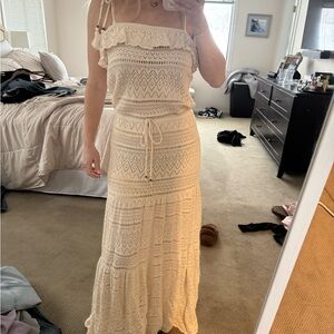 Ba&sh crochet dress